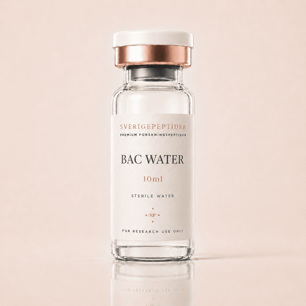 Bacteriostatic Water 10ml för rekonstituering av peptider